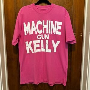 NWOT MGK Machine Gun Kelly Embers‎ Official Merchandise Pink L